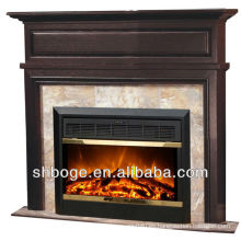 25 "control remoto incrustado mantel chimenea eléctrica eficiente llevó con control remoto